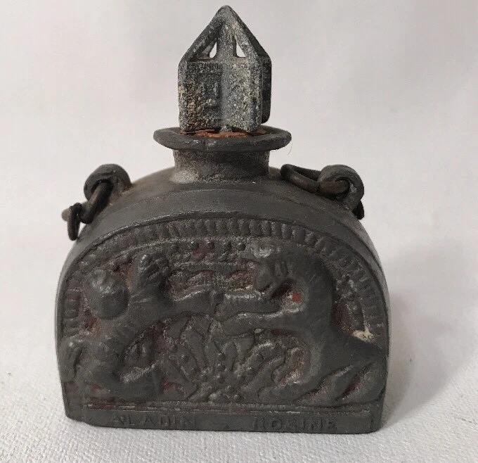 1919 Paul Poiret Aladin Rosine Metal Perfume Bottle