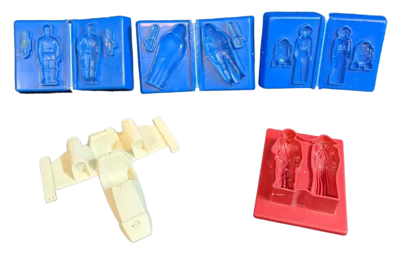 Vintage STAR WARS Play Doh Molds